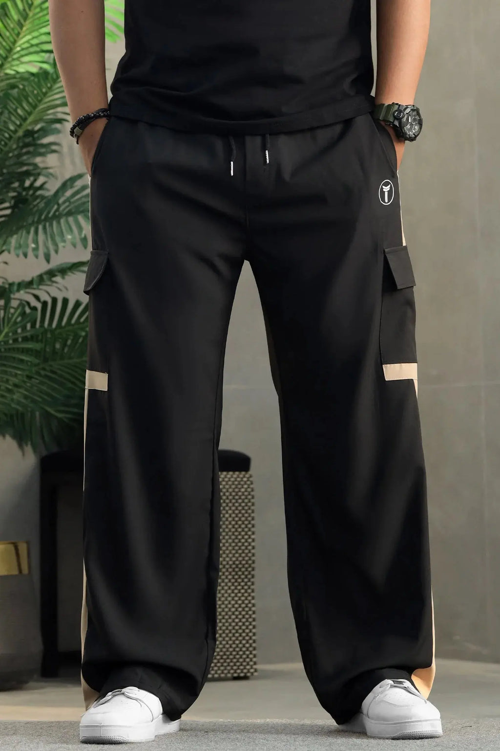 Wearo Series – Dual Tone Loose Bottom Trouser WEARO