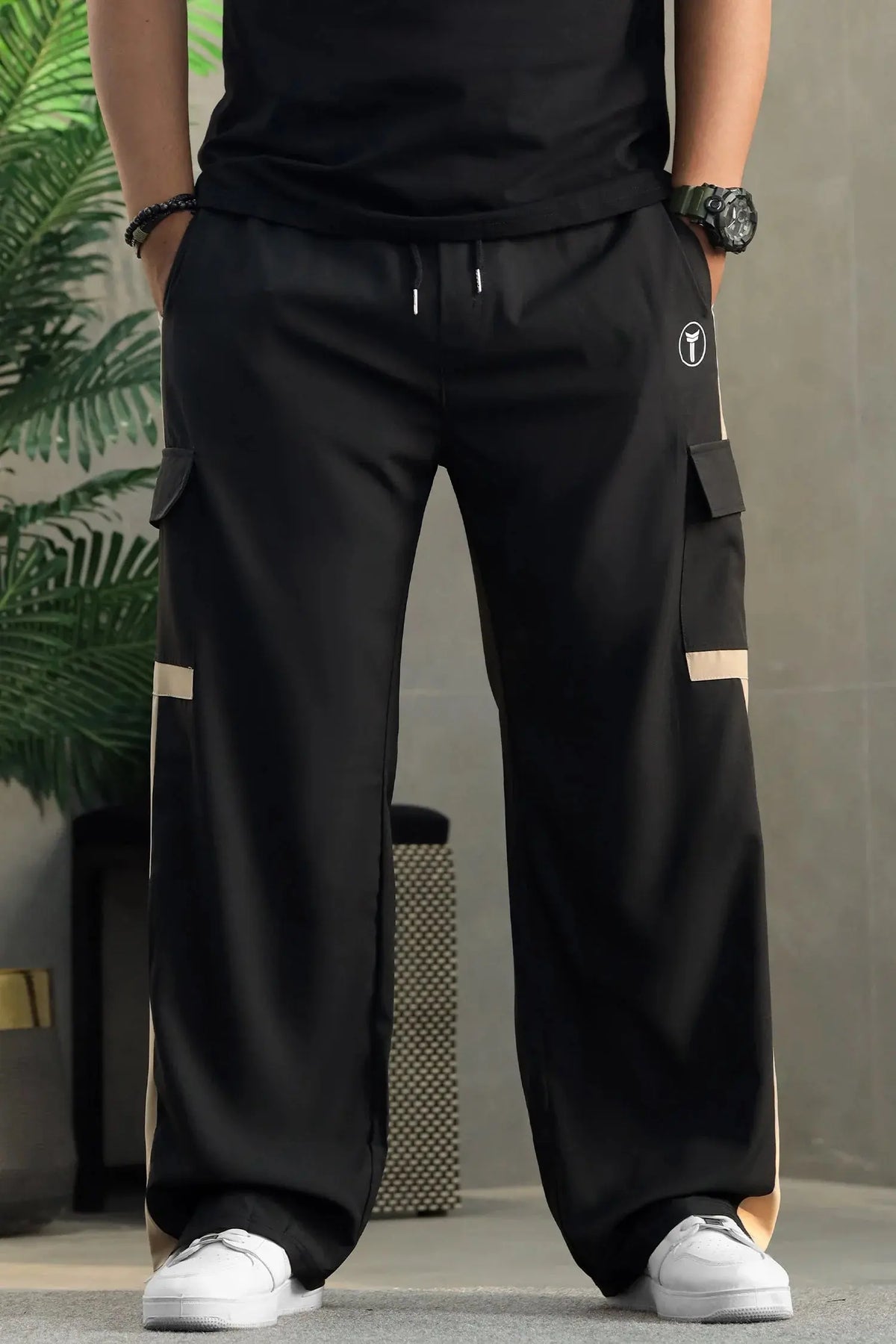 Wearo Series – Dual Tone Loose Bottom Trouser WEARO