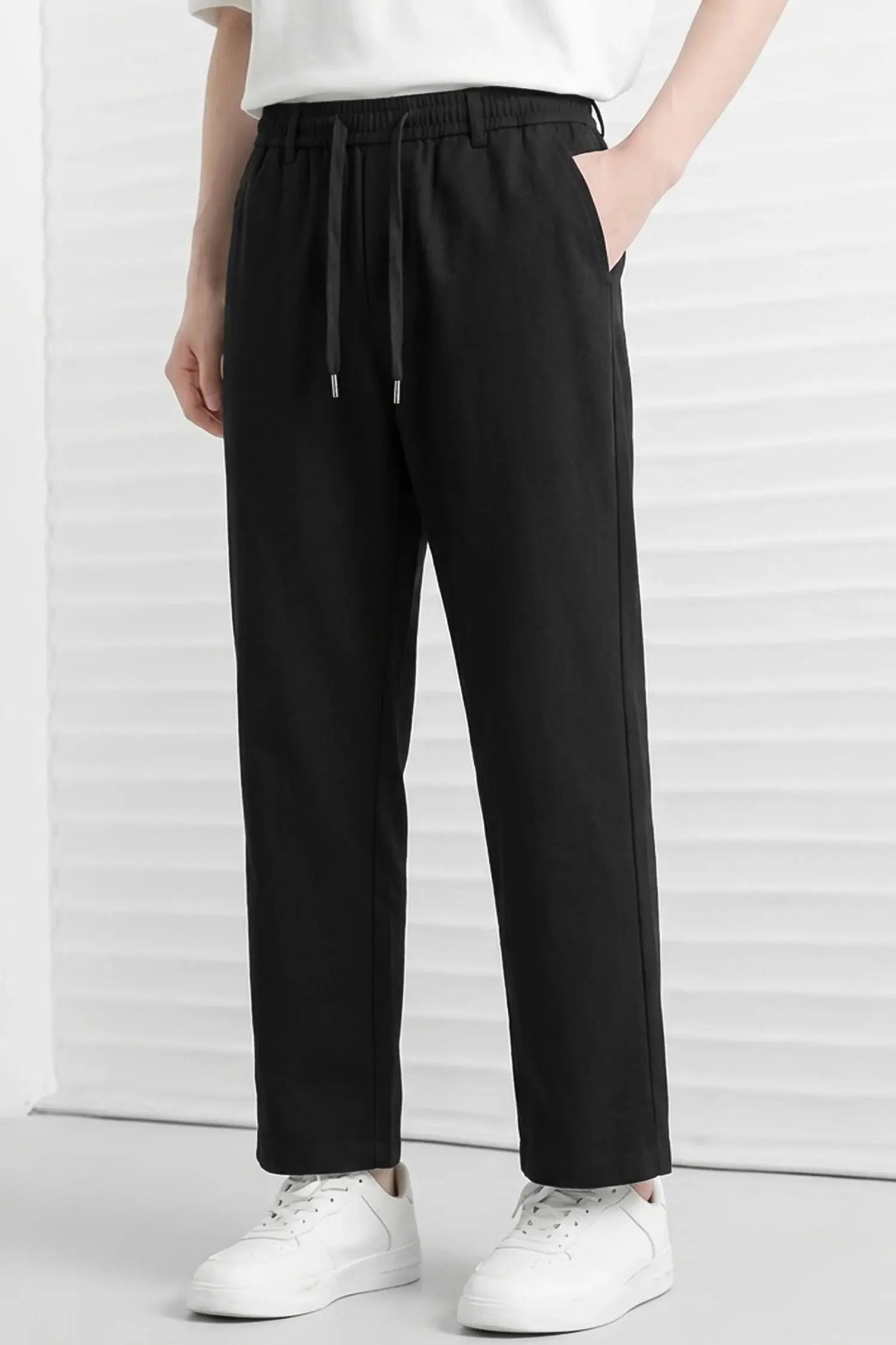 Men's Stapered Knitted Fit Slim-Fit Trouser WEARO