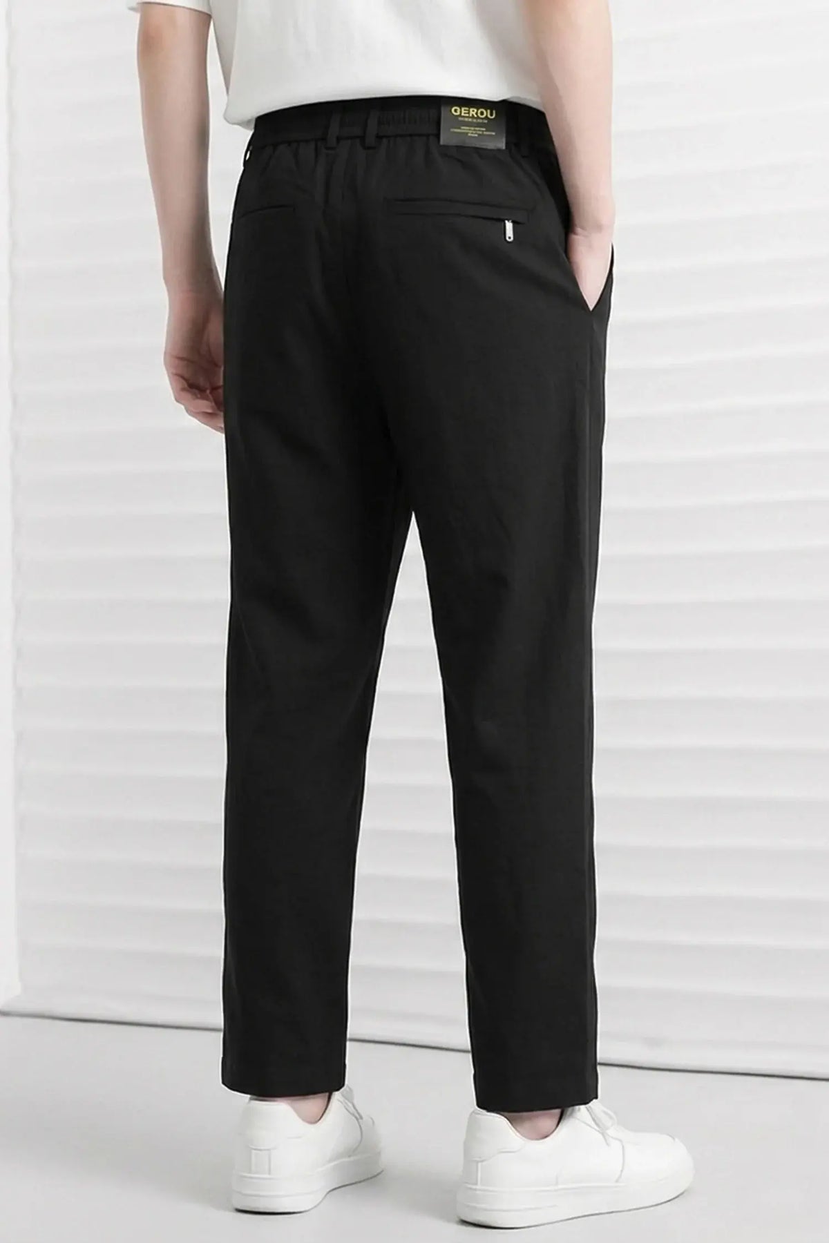 Men's Stapered Knitted Fit Slim-Fit Trouser WEARO
