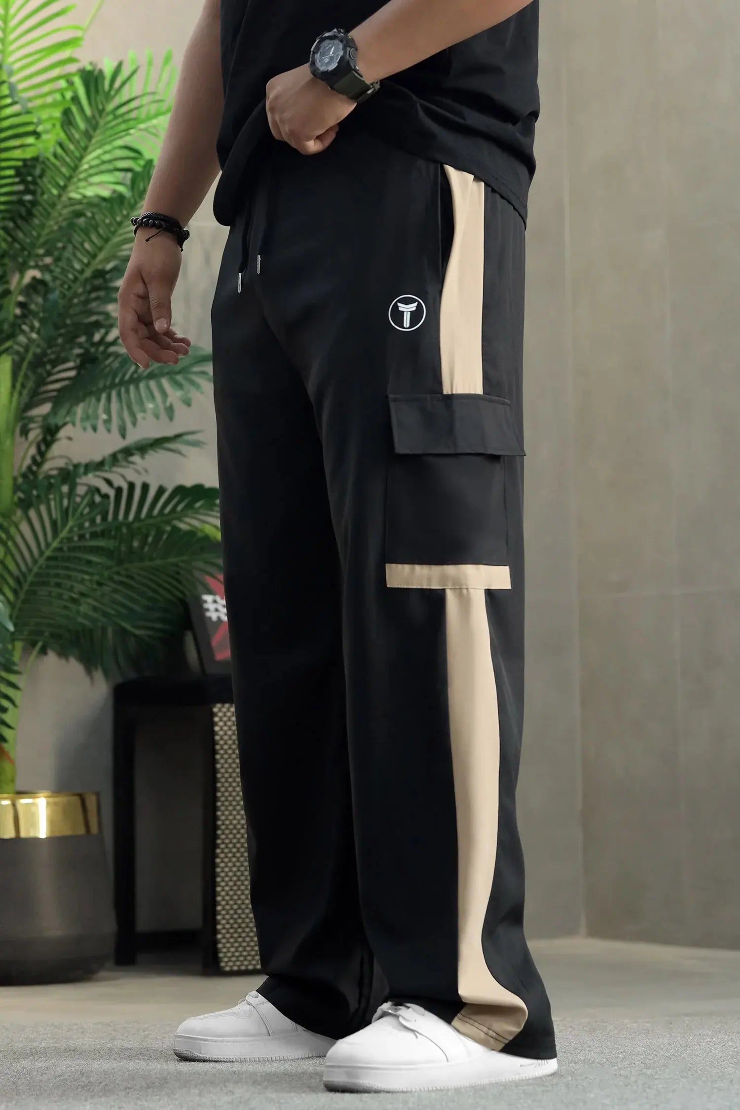 Wearo Series – Dual Tone Loose Bottom Trouser WEARO