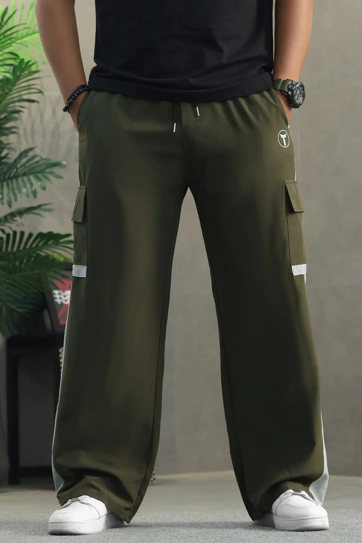 Wearo Series – Dual Tone Loose Bottom Trouser WEARO